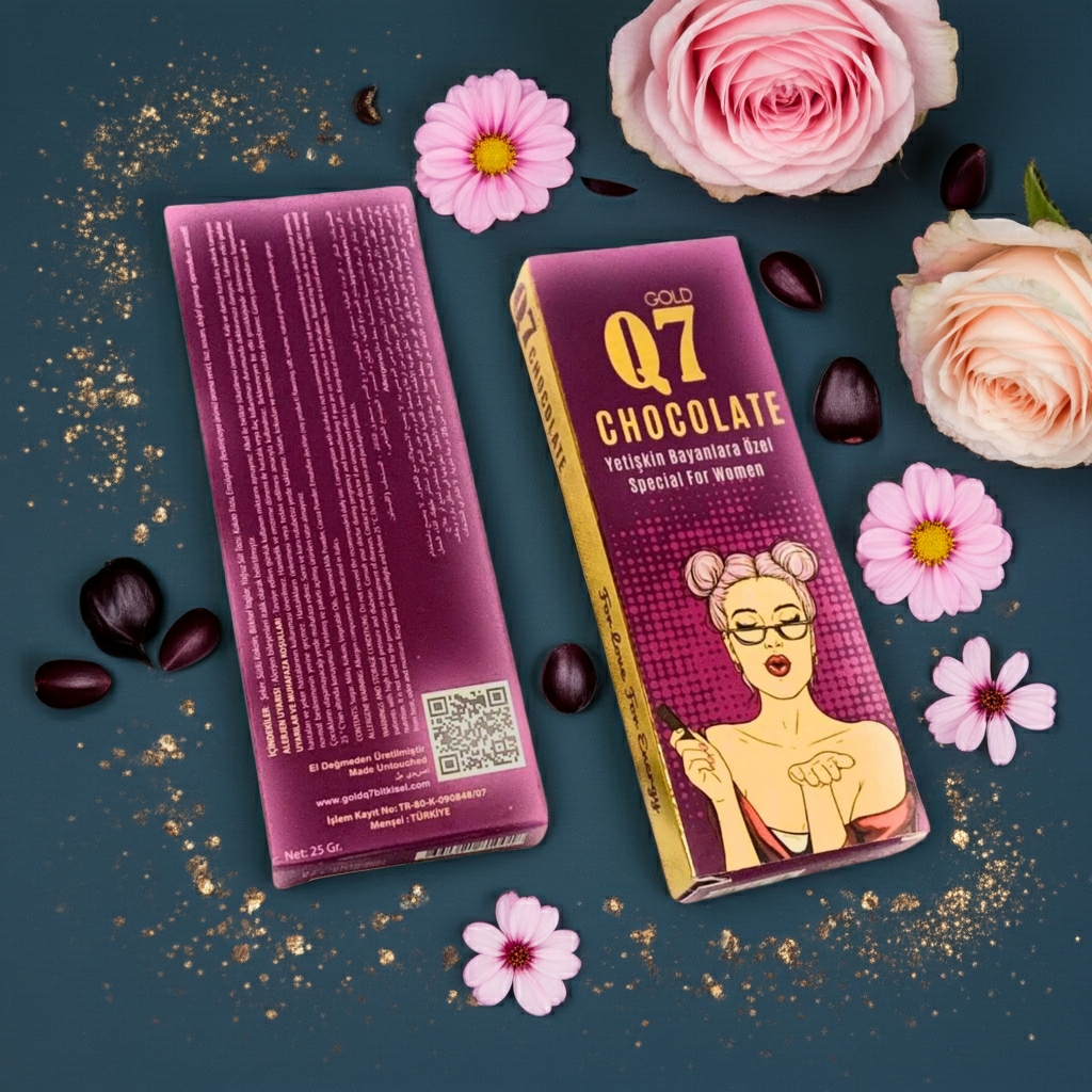 1 бр. Q7 Gold Chocolate - Шоколадов Бар за Жени