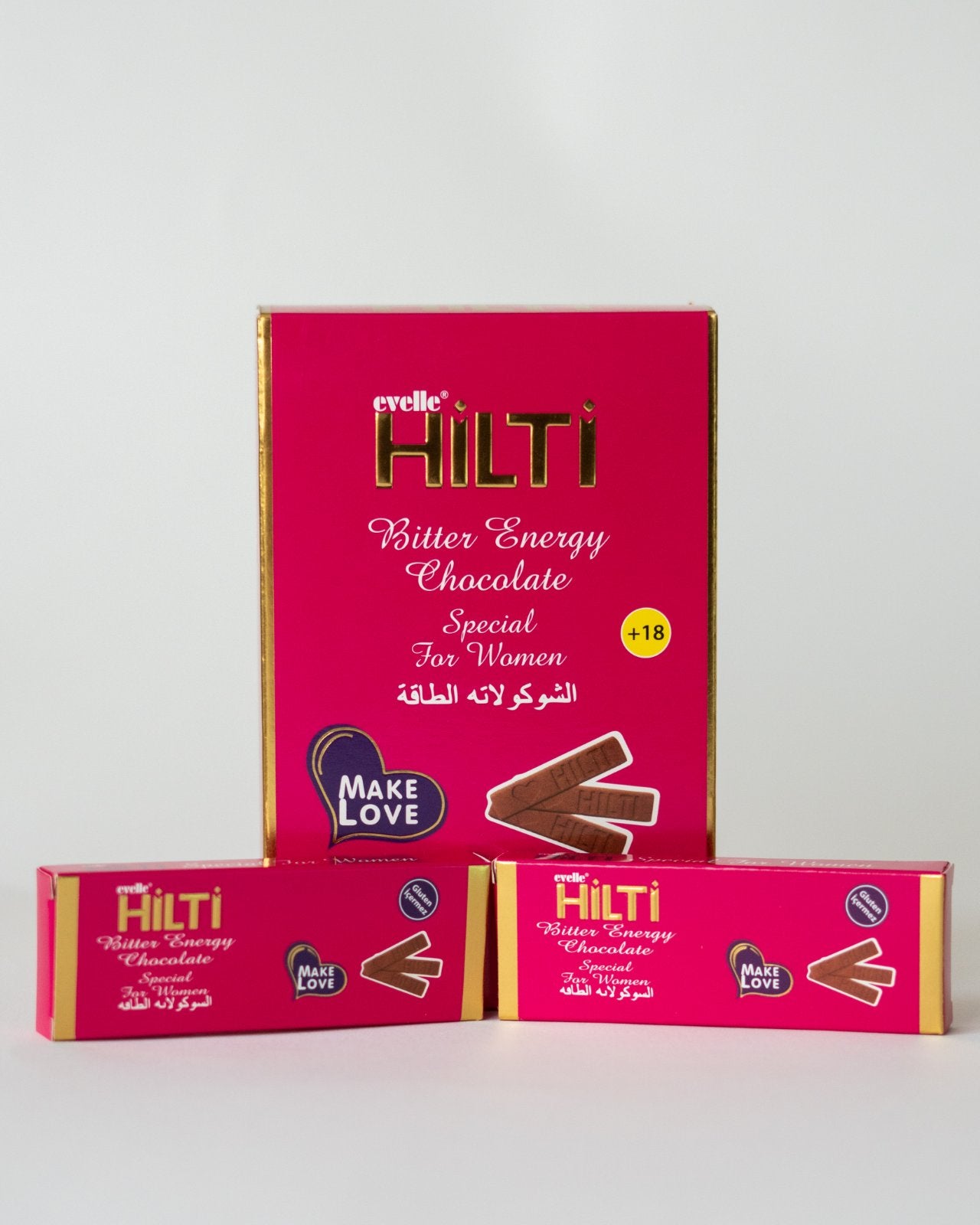 Специален шоколад за жени (+18) - Evelle HILTI Bitter Energy Chocolate