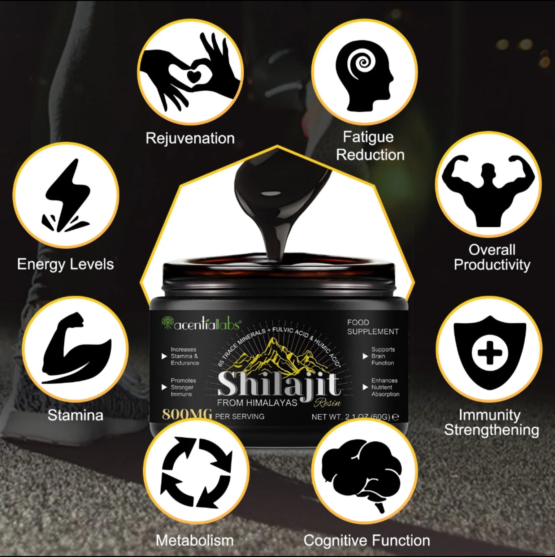 Натурален Шиладжит от Хималаите - Shilajit Resin